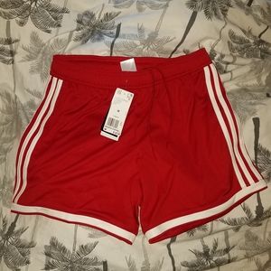 Red Adidas Athletic Shorts